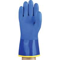 AlphaTec&reg; 23-202 PVC Gloves, Size 8, 11.8" L, Cotton, Fleece Inner Lining Equipment World