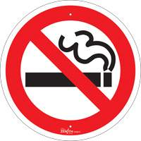 No Smoking CSA Standard Safety Sign, 12" x 12", Aluminum, Pictogram Equipment World
