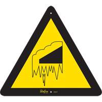 Falling Snow/Ice CSA Standard Safety Sign, 12" x 12", Aluminum, Pictogram Equipment World