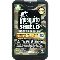 Pocket-Sized Mosquito Shield™ Insect Repellent, 30% DEET, Spray, 40 ml SHG635 | Equipment World