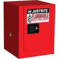 Sure-Grip&reg; EX Countertop Flammable Cabinet, 4 gal., 1 Door, 17" W x 22" H x 17" D Equipment World