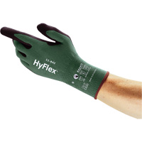 HyFlex&reg; 11-842 Sustainable Multi-Purpose Gloves, 5, Foam Nitrile Coating, 15 Gauge, Nylon Shell Equipment World