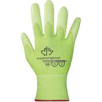S21TXUGFN High-Visibility Cut-Resistant Gloves, Size 5/2X-Small, 21 Gauge, Nitrile Coated, TenActiv Shell, ASTM ANSI Level A9 Equipment World
