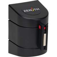 Magnetic Wall Mount Barrier with Magnetic Tape, Plastic, Magnetic Mount, 15', Black and Yellow Tape Equipment World