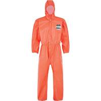 MicroMax&reg; NS Coverall with Elastic Hood, Cuffs, Waist & Ankles, Small, Orange, Microporous Equipment World