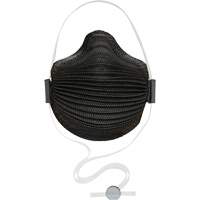 AirWave M Series Black Disposable Masks with SmartStrap<sup>®</sup> & Nose Flange, N95, NIOSH Certified, Medium/Large SHH514 | Equipment World