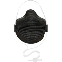 AirWave M Series Black Disposable Masks with SmartStrap<sup>®</sup> & Nose Flange, N95, NIOSH Certified, Small SHH515 | Equipment World