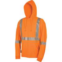 6964 Bird's-Eye Safety Hoodie, Small, High Visibility Orange Equipment World