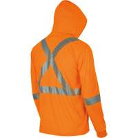 6964 Bird's-Eye Safety Hoodie, Small, High Visibility Orange Equipment World