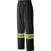 6003BKP Pantalon de s&eacute;curit&eacute; routi&egrave;re, Polyester, Petit, Noir Equipment World