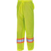5670 Pantalon de s&eacute;curit&eacute; routi&egrave;re, Polyester, 2T-petit/T-petit, Jaune lime haute visibilit&eacute; Equipment World