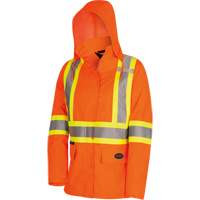 5626W Parka matelass&eacute; de s&eacute;curit&eacute; 300D The Rock, Polyester/Polyur&eacute;thane, Orange haute visibilit&eacute;, T-petit Equipment World