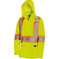 5628W Parka matelass&eacute; de s&eacute;curit&eacute; 300D The Rock, Polyester/Polyur&eacute;thane, Jaune lime haute visibilit&eacute;, T-petit Equipment World