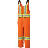 6617ZT High-Visibility Safety Overalls with Leg Zippers, Poly-Cotton, 40 (Tall), High Visibility Orange Equipment World