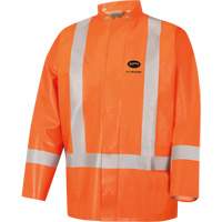 5990J Super Heavy-Duty FR/Arc Resistant Safety Rain Jacket, Small, High Visibility Orange, 11 cal/cm² Equipment World