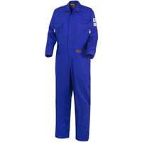 7779T FR-Tech&reg; 88/12 Arc Rated Flame Resistant Coveralls, Size 40 (Tall), Royal Blue, 10 cal/cm² Equipment World