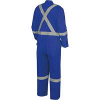 7709A "The Rock" FR-Tech&reg; High Visibility FR/Arc Rated Coveralls, Size 36, Royal Blue, 10 cal/cm² Equipment World