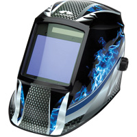 Leadhead&reg; Auto Darkening Welding Helmet, 3.8" L x 3.4" W View Area, 9 - 13 Shade Range Equipment World