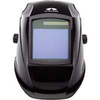 Leadhead&reg; Auto Darkening Welding Helmet, 3.8" L x 3.4" W View Area, 9 - 13 Shade Range, Black Equipment World