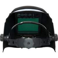 Leadhead&reg; Auto Darkening Welding Helmet, 3.8" L x 3.4" W View Area, 9 - 13 Shade Range, Black Equipment World