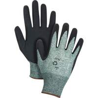 Eco-Friendly Crinkle Grip Coated Gloves, 7, Foam Latex Coating, 15 Gauge, Nylon/RPET Shell Equipment World
