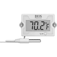 Panel Mount Thermometer, Contact, Digital, -58-230°F (-50-110°C) Equipment World