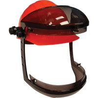 Facetec with Cap Attachment for Slotted Hard Hats, Ratchet Suspension Equipment World