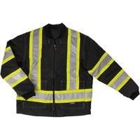 Ripstop 4-in-1 Safety Jacket, Polyester, Black, X-Small Equipment World