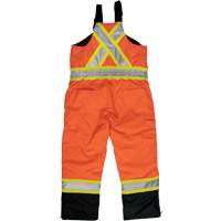 Ripstop Insulated Safety Bib Overall, Polyester, X-Small, High Visibility Orange Equipment World