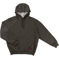 Water Repellent Fleece Pullover Hoodie, Men's, Small, Grey Equipment World
