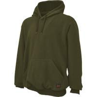 Water Repellent Fleece Pullover Hoodie, Men's, Small, Green Equipment World