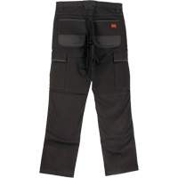 WP100 Work Pants, Cotton/Spandex, Black, Size 0, 30 Inseam Equipment World