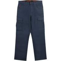 WP100 Work Pants, Cotton/Spandex, Navy Blue, Size 0, 30 Inseam SHJ118 | Equipment World