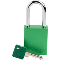 Lockout Padlock, Safety Padlock, Keyed Different, Aluminum, 1-1/2" Width Equipment World