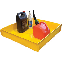 Plateau utilitaire flexible, 12" lo x 12" la x Cap. de d&eacute;versement 2 gal. US Equipment World