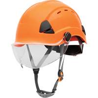Fibre Metal Safety Helmet, Non-Vented, Ratchet, Orange SHJ273 | Equipment World