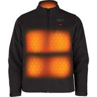 M12 Heated Toughshell Jacket with Battery, Men's, Small, Black Equipment World