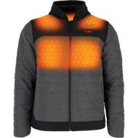 M12 Heated Quietshell Jacket with Battery, Men's, Small, Grey Equipment World