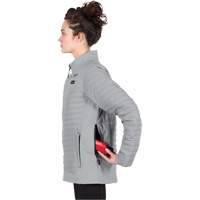 M12 Heated Axis Jacket with Battery, Women's, Small, Grey Equipment World