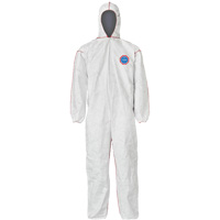 SFR Coveralls with Hood, Medium, White, Tyvek&reg; 400 Equipment World