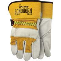 Longhorn Fitters Gloves, Small, Grain Cowhide Palm SHJ781 | Equipment World