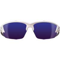 Khor G2 Safety Glasses, Blue Mirror Lens, Anti-Scratch/Polarized, ANSI Z87+/MCEPS GL-PD 10-12/Meets/Exceeds CSA Z94.3 Equipment World