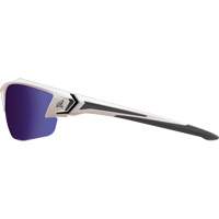 Khor G2 Safety Glasses, Blue Mirror Lens, Anti-Scratch/Polarized, ANSI Z87+/MCEPS GL-PD 10-12/Meets/Exceeds CSA Z94.3 Equipment World