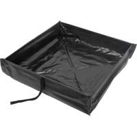 Collapsible Roll-Up Spill Berm, 15 US gal. Capacity, 2' W x 2' L x 6" H Equipment World
