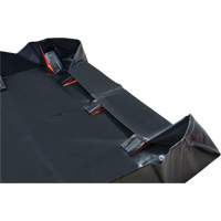 IBX Wall Pop-Up Berm, 268 US gal. Capacity, 6' W x 6' L x 12" H, Snap-Up Bracket Equipment World