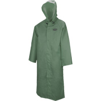 Manteau long avec capuchon d&eacute;tachable Hurricane 851, Petit, Vert Equipment World
