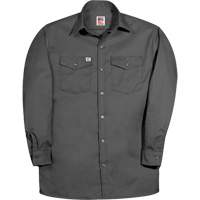 Premium Long-Sleeve Work Shirt, Men's, Small, Charcoal Equipment World