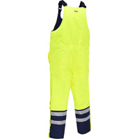 Bisley&reg; Extreme Cold Bib Overall, Polyester, Small, High Visibility Lime-Yellow Equipment World