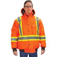 Waterproof 7-in-1 Winter Parka, High Visibility Orange, Large Equipment World
