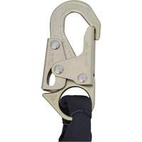 SA-5200-2.5 Shock Absorbing Lanyard, 2.5', Snap Hook Center, Snap Hook Leg Ends, Polyester Equipment World